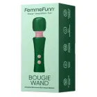 FemmeFunn Bougie Wand – компактный металлический массажёр-вибратор (wand) – зелёный – 14,5 см — Фото 1