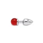 Anālais spraudnis ar dārgakmeni – 8.8 cm (3.5″) – Sarkans — Foto 8