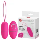 PRETTY LOVE Selkie Wireless Remote Control Vibrating Egg – 9.5 cm (3.7″) – Pink — Photo 1
