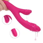 Kinky Pleasure Model Y Vibey dvigubas triušio vibratorius – 23.5 cm (9.3″) – rožinis — Nuotrauka 4