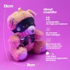 Crushious Crushito – harness bear keyring with mask and chains — Photo 9