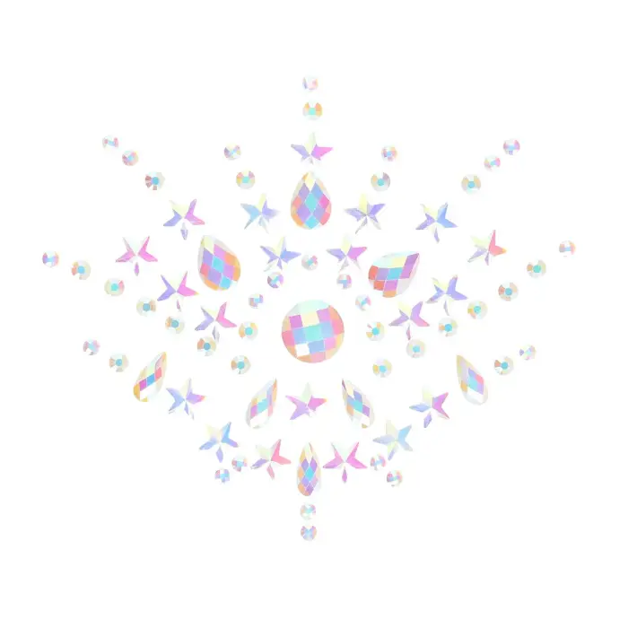 Ķermeņa rotaslietu uzlīmes – krūšu daļai Foto 2