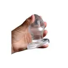 XR Brands Master Series Anchored Clear Expanding Plug – 9.5 cm (3.75″) — Photo 4