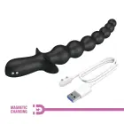 Pretty Love Dedron Vibrating Anal Beads – 25 cm (10″) – Black — Photo 8