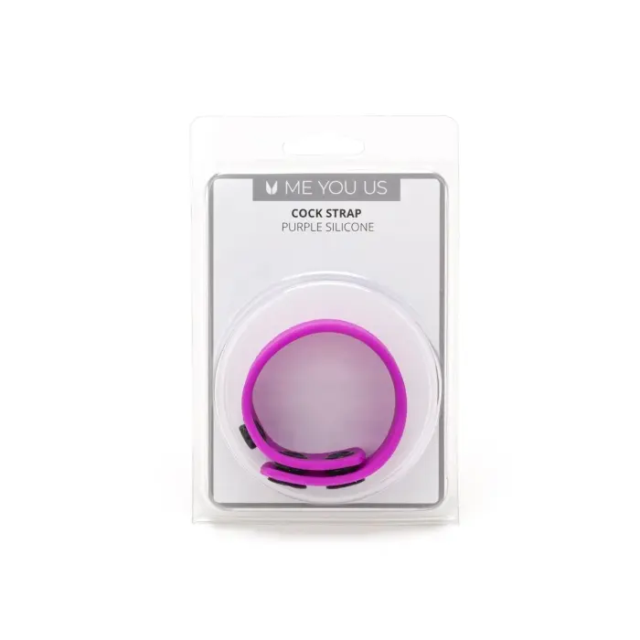 Me You Us Silicone Cock Ring – Purple