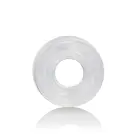 Premium Silicone Cock Ring – M – Clear — Photo 1
