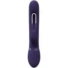 Mika trīskāršais truša vibrators ar G-punkta un mēles stimulatoru – 18 cm – violets — Foto 5