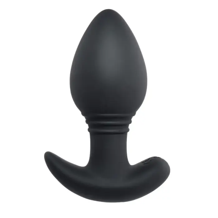 Playboy Pleasure Plug and Play anālais spraudnis – 10.3 cm – Melns