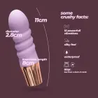 Mellow Bubbles Mini Vibrator – 11 cm (4.3″) – Purple — Photo 5
