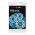 Premium Silicone Ring Set – Clear — Photo 2