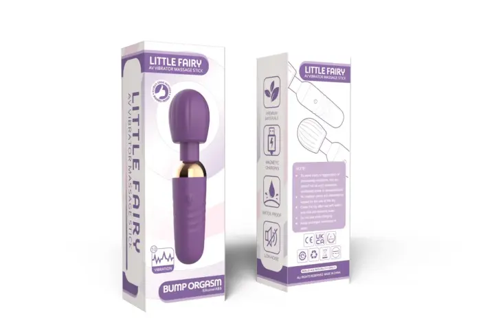 Little Fairy Wand masāžas vibrators – 14.1 cm (5.55″) – violets Foto 2