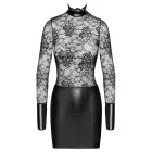 Noir Kleid Kragen Dress – Black – L — Photo 6