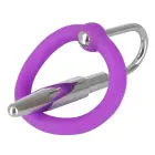 PPlug with a silicone glans ring and urethral dilator – Purple — Photo 5