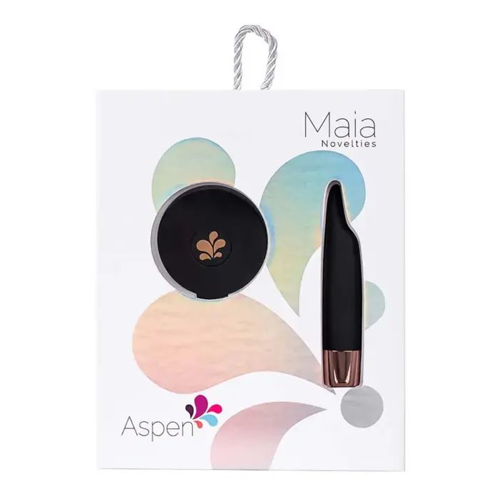 Интимный вибратор Maia Aspen с 15 функциями и вибрирующим кончиком – розовый