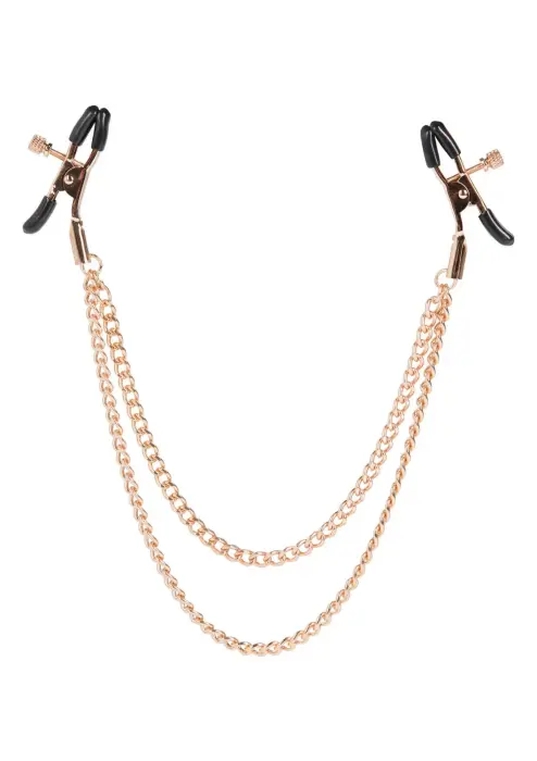 Entice Tiered Intimate Nipple Clamps – Gold
