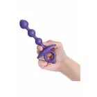 b-Vibe ZIP silikona anālās pērles – elastīgas ūdensizturīgas – 15 cm — Foto 4