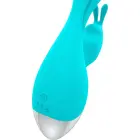 HAPPY LOKY Miki Rabbit tirkīza dubultā motora truša vibrators 19.5 cm (7.7″) — Foto 5