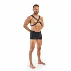 Lionel Adjustable Faux Leather Body Harness – Black — Photo 6