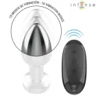 Intense Metal Vibrating Plug M – 8.8 cm – Silver — Photo 4