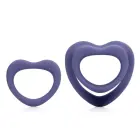 Heart Cockring Set – Purple — Photo 3