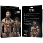 Fetish Submissive Attitude Men's Adjustable V-Shape Eco-Leather Harness — Photo 2
