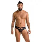 Passion 041 Open Briefs – Black – S/M — Photo 1