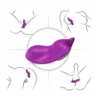 ARMONY Butterfly nešiojamas vibratorius – 8.2 cm (3.2″) – violetinis — Nuotrauka 2