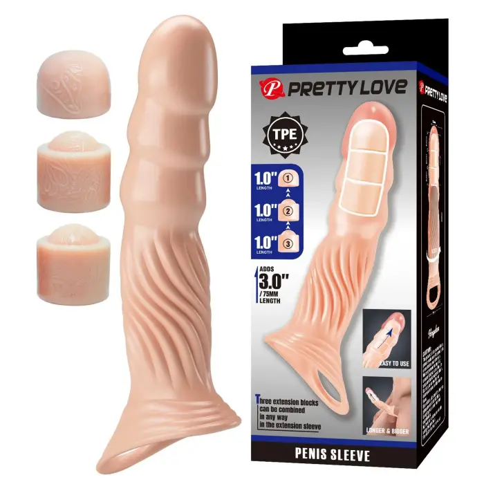 PRETTY LOVE Adjustable Penis Sleeve Extender