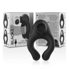 Black&Silver Licking Silicone Ring – 3 motors – rechargeable – black — Photo 6