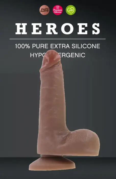 Heroes #5 reālistisks dildo – Brūns