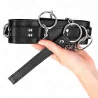 KINK 3-Ring Collar with Detachable Leash 80 cm – Adjustable Black Strap — Photo 5