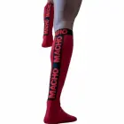 MACHO Thin Socks Red – Semi-Transparent, One Size, Ergonomic Fit — Photo 1