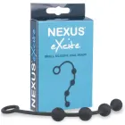 Nexus Excite elastīga anālo bumbiņu ķēde – 24 cm (9.4″) – Melns — Foto 3