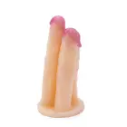Kiotos Kolmekordne COX Nahavärvi Dildo – 18 cm (7″) — Foto 4