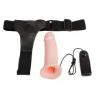 BAILE vibrējošs dobs strapon vibrators – 17 cm Foto 4