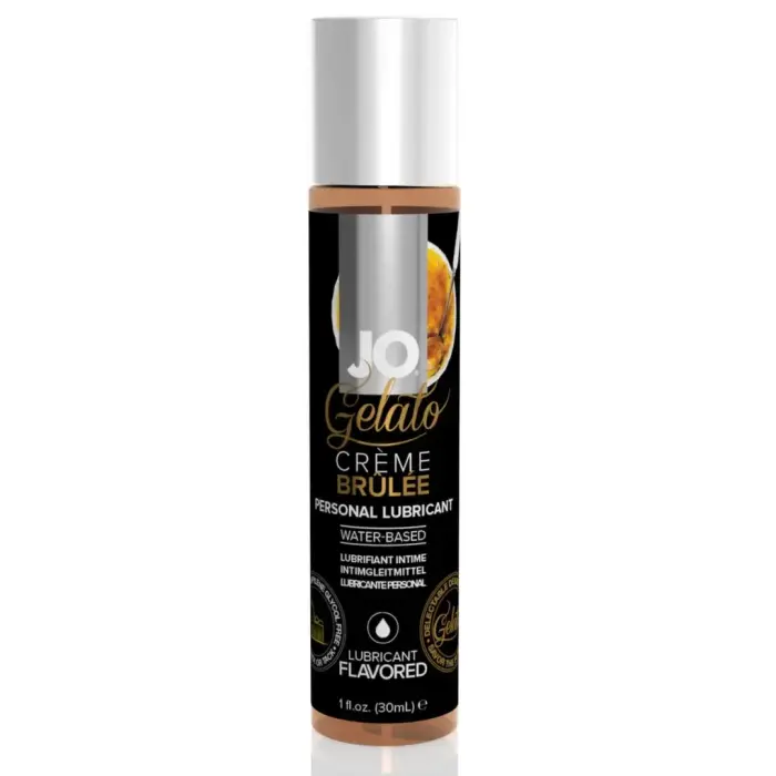 System JO Gelato lubrikants uz ūdens bāzes ar krēmbrulē garšu – 30 ml