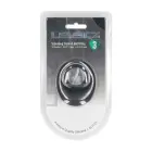 LEVELZ Vibrating Liquid Silicone Cock and Ball Ring – Black — Photo 2