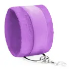Tough Love Velcro Handcuffs with 40 cm Chain – Purple — Photo 4
