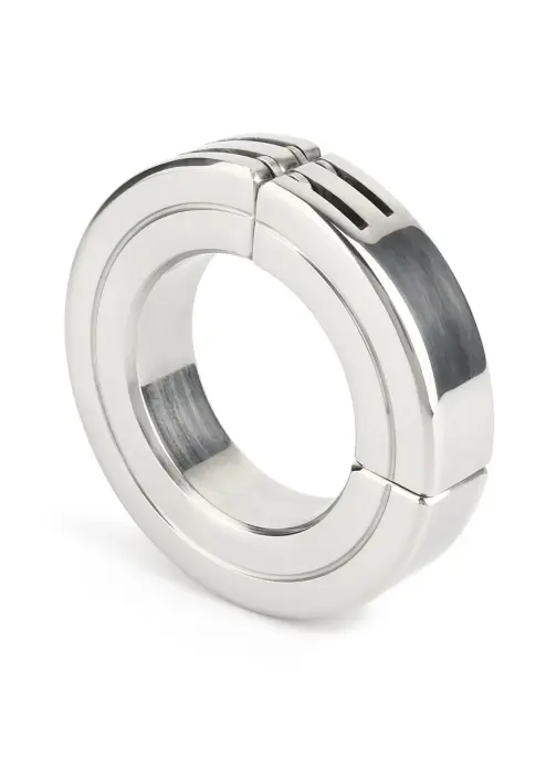 Mr. Steel Hinged Magnetic Cockring – 4.5 cm