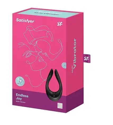 Satisfyer Endless Joy вибратор для пар – 13 cm – черный