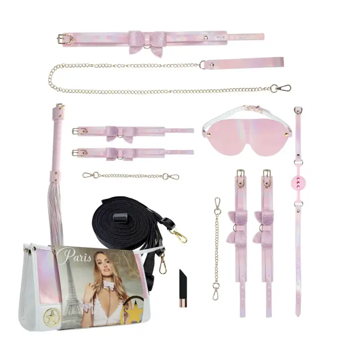 Ouch! Paris Collection BDSM iesācēja komplekts – rozā