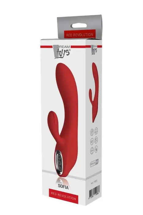 RED REVOLUTION SOFIA Duo вибратор – 21 cm (8.2″) – красный