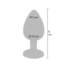 Deimantinis analinis kištukas M – 15 cm (6″) – Rožinis Photo