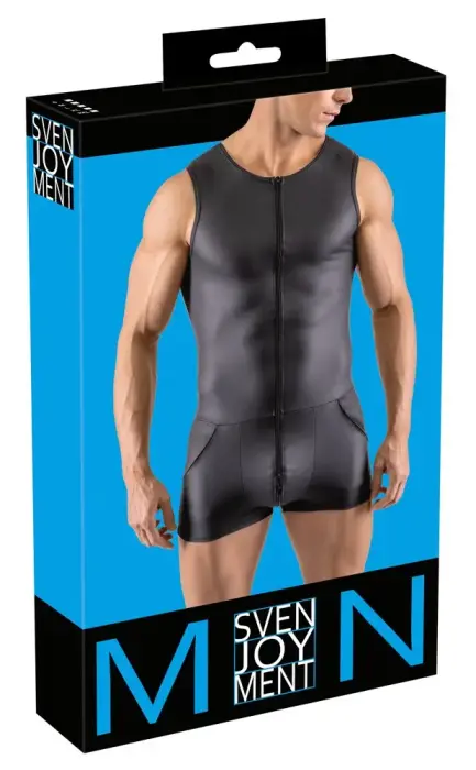 Svenjoyment Men's Short Jumpsuit – Black – S