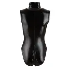 Wet look bodysuit with zipper – Black – L — Photo 9