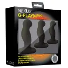 Nexus G-Play Trio Plus – 3 daļu uzlādējams silikona komplekts – Melns — Foto 5