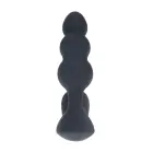 Dual Motor Remote Control Beaded Vibrating Liquid Silicone Prostate Stimulator – Black — Photo 4