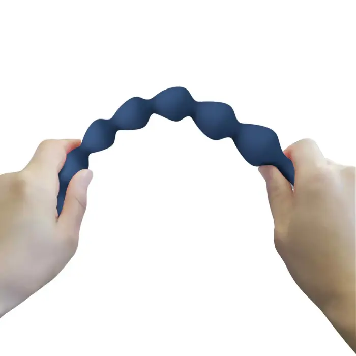 MR PLAY цепочка анальных бусин – 26.7 см – Черный Фото num