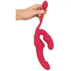 You2Toys Strapless Strap-On Triple Teaser vibratoru trio – 23 cm – rozā — Foto 10