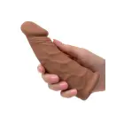 Вибрирующая насадка на член 17.25 cm (7″) – карамельная — Фото 5